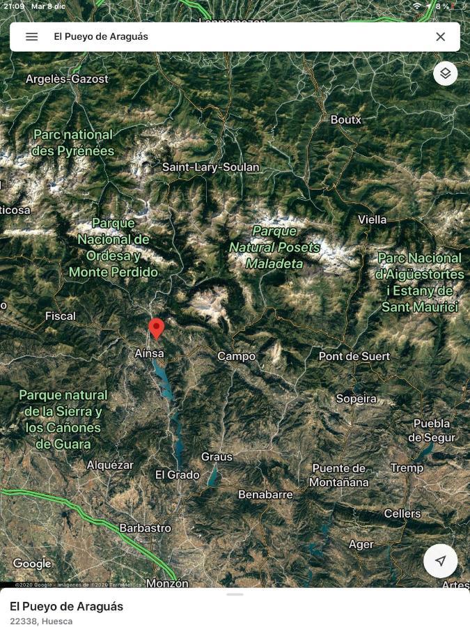 Gasthaus Casa Encuentra, En El Pirineo Al Lado De Ainsa El Pueyo de Araguás Exterior foto